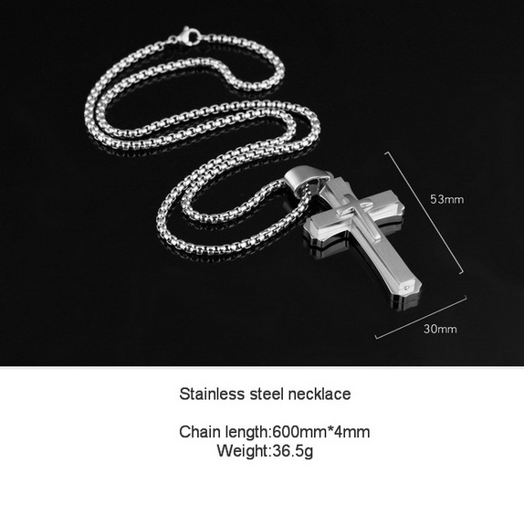 Men stainless steel necklace 2022-3-30-029